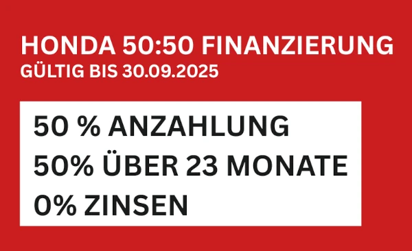 HONDA 5050 FINANZIERUNG
